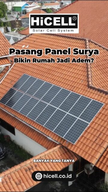 Panel surya dapat membantu mengurangi panas yang masuk ke atap, sehingga suhu di dalam rumah lebih stabil dan nyaman sepanjang hari. 
(source: jacobsschool.ucsd.edu)

Save The Energy with HiCELL.

Informasi & Pembelian:
hicell.co.id

#PanelSurya
#PanelSuryaRumah
#PLTSRumah
#HematListrik
#EnergiTerbarukan