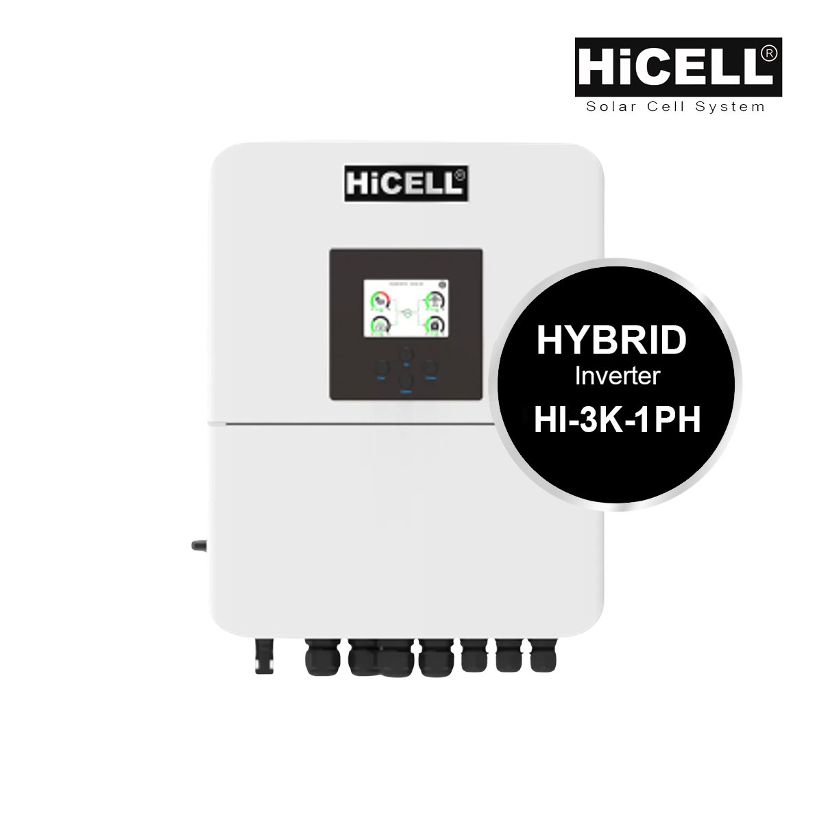 Hicell Hybrid Inverter 3KW 1 Phase - hicell.co.id
