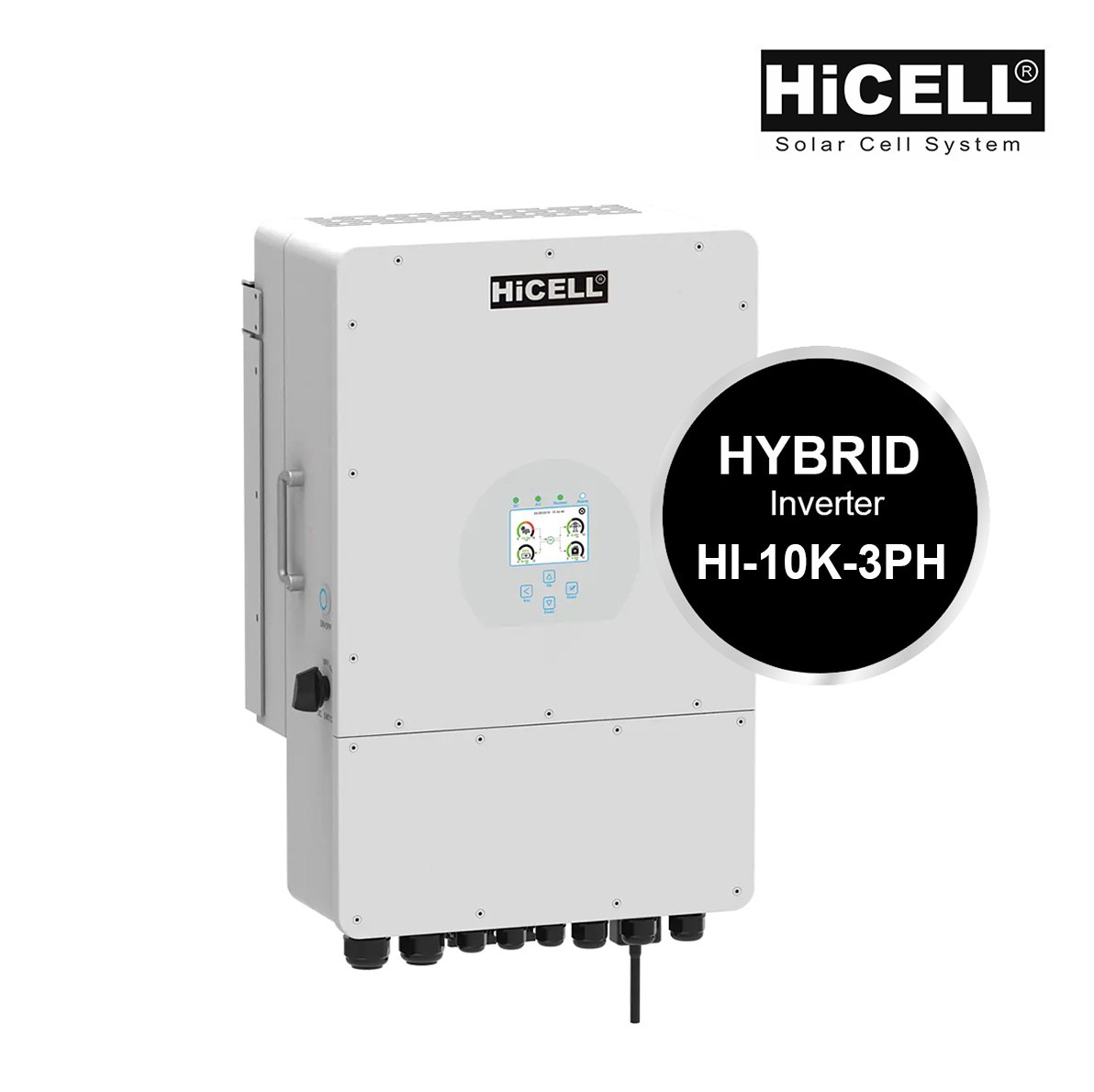 Hicell Hybrid Inverter 10KW 3 Phase - hicell.co.id